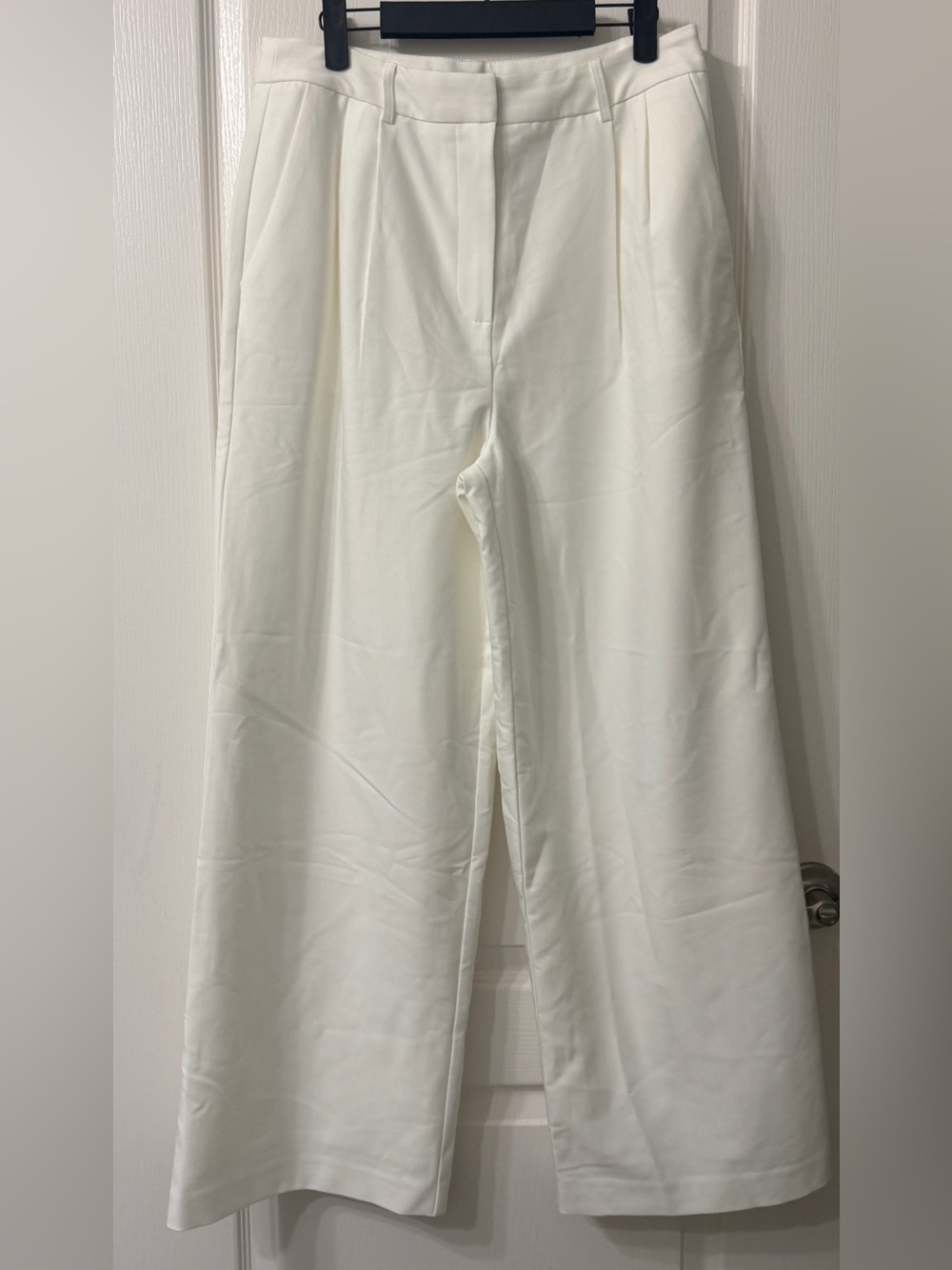 Commense White Wide Leg Pants - Picture 2 of 7